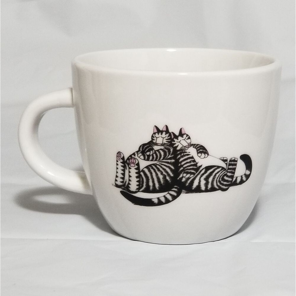 Sleepy Cats on 17oz Stoneware Avesta Project 62 Custom Graphic Mug